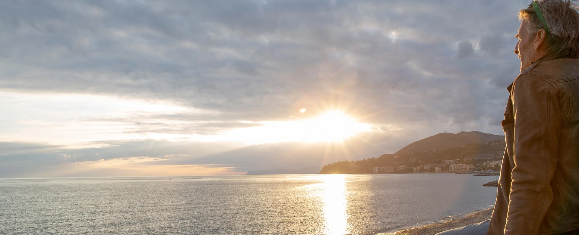 man in drug rehab at san diego beach