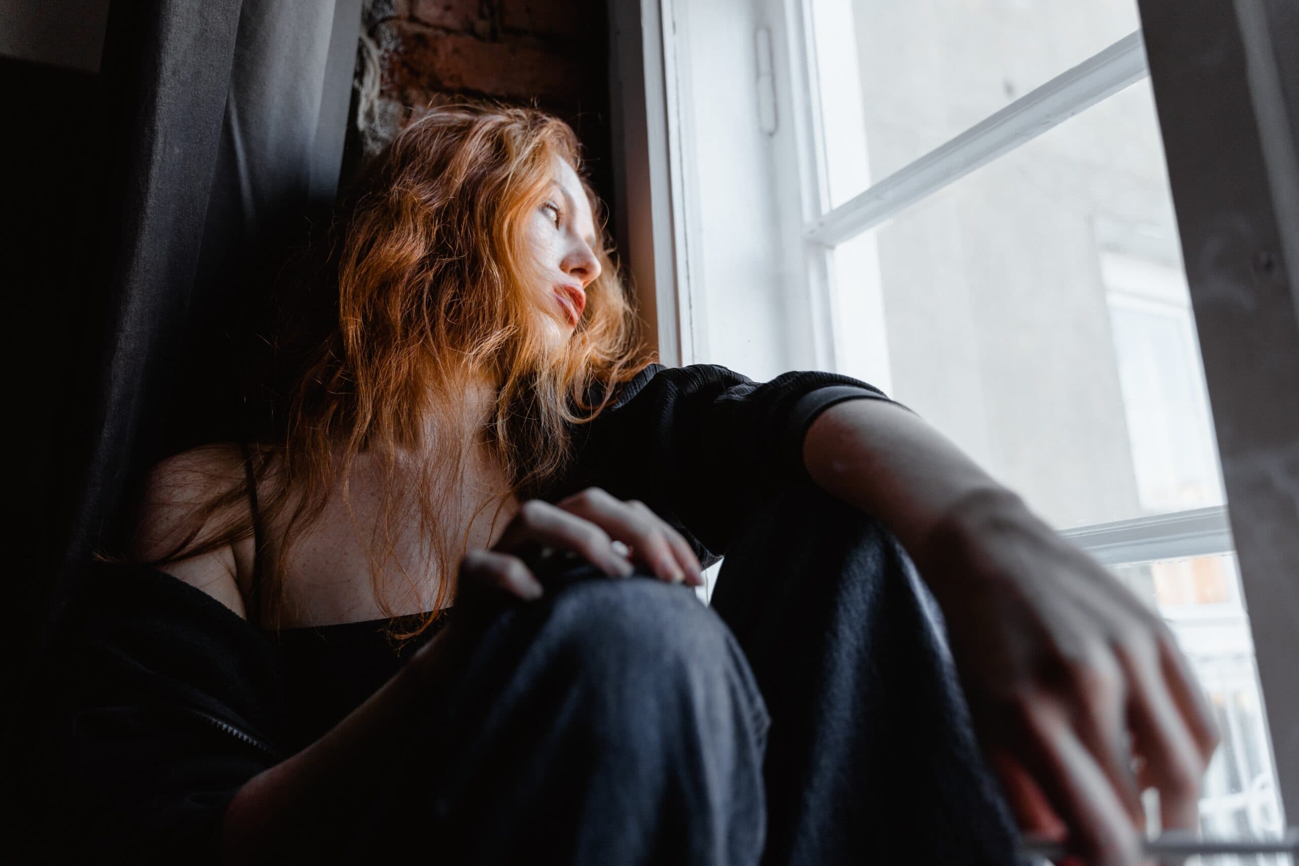 woman thinking mental health